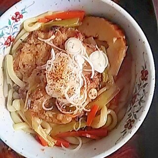 かき揚げ伊達巻うどん